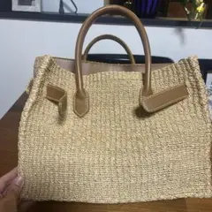 Sea カゴバック　Mサイズ　キャメルのサムネイル