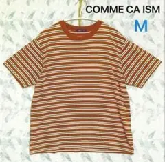 コムサイズム ボーダー 半袖Tシャツ ゆったり Mサイズ コットン素材