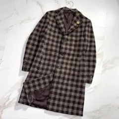 2026年最新】LARDINI カラー：ブラウン系 メンズ チェスターコートの