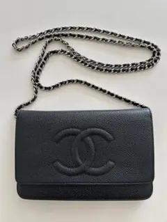 シャネル　チェーンウォレット