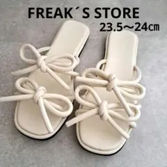 FREAK´S STORE フリークスストア パフリボンサンダル　24cmのサムネイル