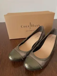 コールハーン　美品　ウォータープルーフ　ミリーウェッジ￼パンプス7/B 24cm