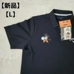 新品 キャロウェイ ドラゴンボール 総柄プリントシャツ L サイズ