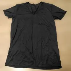 ユニクロ　AIRism 半袖シャツ　Mサイズ ブラック