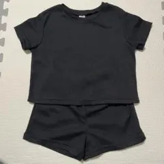 ブラック Tシャツ ショートパンツ セット 2ー3Y