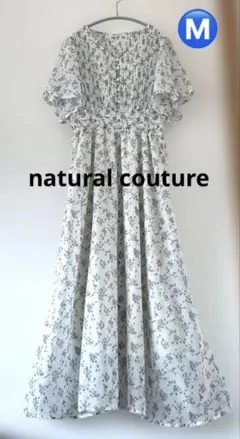 未使用品♡フレアスリーブお上品ワンピース　ナチュラルクチュール　M 花柄