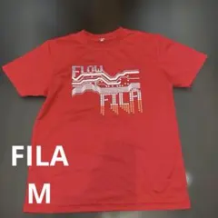 FILA レッド Tシャツ Mサイズ フィラ