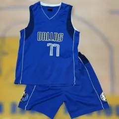 DALLAS DONCIC 77 バスケットボール ユニフォーム 上下セット