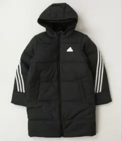 adidas　140　ベンチコート　黒