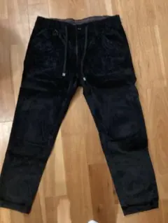 リエラボ　ニコルクラブ　フィーメン　ベルベット　ブラック　パンツ　細身　Lサイズ