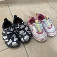 ポロ・ラルフ・ローレン スニーカー 本革　CAMPERネイビー 2足セット