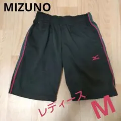 ミズノ ショートパンツ 黒 ピンクライン M スポーツのサムネイル