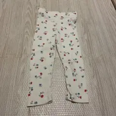 MANON 花柄リブパンツ 80