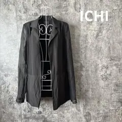 ◼︎ICHI イチ　CONSTANCE ブルゾン　シャツ　透け感　シアー素材のサムネイル