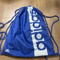 adidas ナップザック ブルー ロゴ入りのサムネイル
