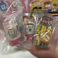 おかしなたまごボーロっち2 ビーズほわいと 初代たまごっち(オレンジ)でばっち