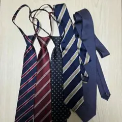 【セット】ワンタッチネクタイ ネクタイ