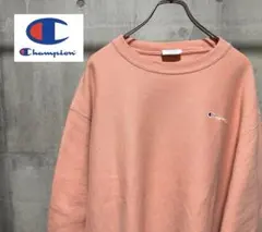 チャンピオン　リバースウィーブ　スウェット　サーモンピンク　ビッグサイズ