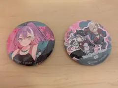ホロライブ　常闇トワ　缶バッチ2個セット
