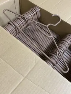 ６０本☆ブラウン☆ハンガー☆まとめ売り