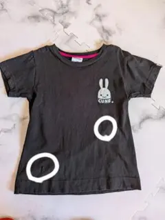 CUNE ウサギプリント 黒 Tシャツのサムネイル