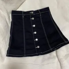 FOREVER 21 黒 台形　ミニスカート