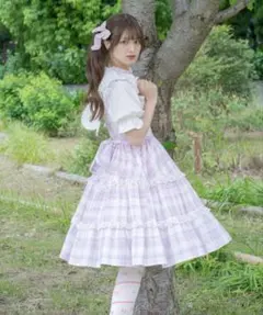 しまむら 眞白ありす ジャンスカ ピンク Mサイズ