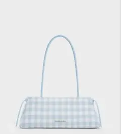 CHARLES & KEITH Hazel ギンガムボウショルダーバッグ