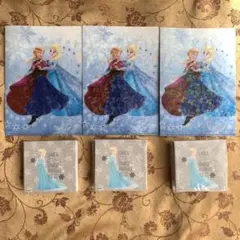 新品　☆ アナと雪の女王　メモ帳　& クリアファイル2種6点セット　送料込み❗️