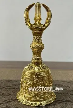 密教法具 明王 金剛鈴 仏具 仏教 工芸品 真鍮製 - メルカリ