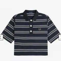 【新品】FRED PERRY ボーダーポロシャツ（ギフトラッピング付き）のサムネイル