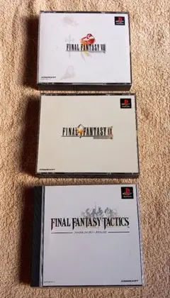 ファイナルファンタジー　8 9 タクティクス　PS1　3点セット