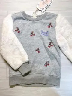 子供用ファー付きトレーナー★タグ付き★