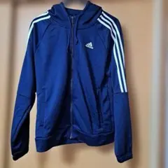 adidas ネイビー フルジップジャージ
