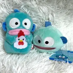 サンリオ ハンギョドン もちもちころころ からあげクン ぬいぐるみ セットのサムネイル