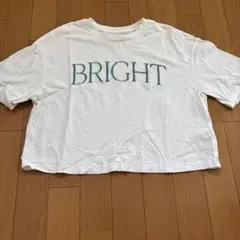 GU BRIGHT ロゴTシャツ ホワイトのサムネイル