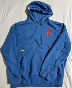 NIKE 青 パーカー Lサイズ ロゴ入り