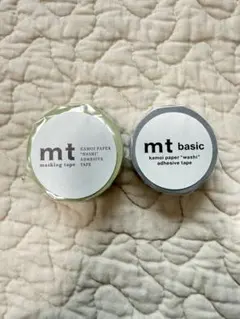 mt マスキングテープ パステルオリーブ ＆ シルバー2個セットのサムネイル