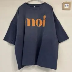 新品 ルピリアン ロゴTシャツ ピグメント加工 天竺 袖スリット 半袖/ブルーのサムネイル
