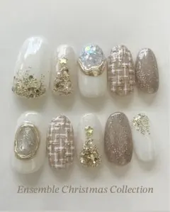 【ネイルチップオーダー】♡Christmas no.2♡Lumière Wish