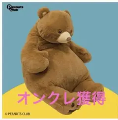 オンクレ獲得　ふわふわ！GIGAクマさん　Ver.2