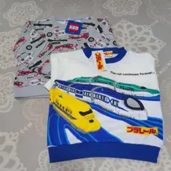 ★新品未使用トミカプラレールトレーナー 100cm 2枚セット