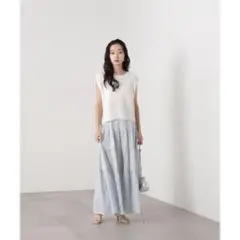 新品　N.NATURAL BEAUTY BASICフラワープリントスカート