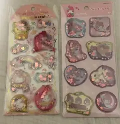 サンリオ My Melody マイメロディ ハローキティ ウォーターシールセット