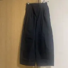 無印良品 高密度ツイル　ワイドテーパードパンツ