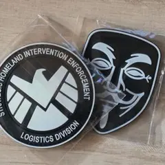 PVC US ARMY サバゲー ベルクロ マジックテープ アノニマス