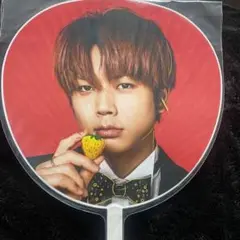 NEWS - NEWS 増田貴久 増田 strawberry うちわ うちわ(男性) 増田貴久 ジャンボうちわ 「NEWS 15th Anniversary