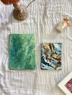 自然の誕生と濁流緑