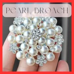 パール ブローチ コサージュ ストールピン 卒業式 入学式 フォーマル