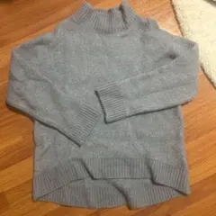 GLOBAL WORK 水色ハイネック セーター L